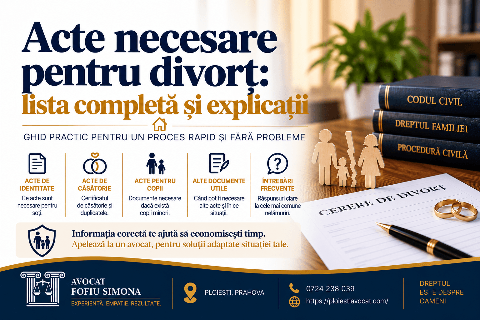 Acte necesare pentru divorț: lista completă pas cu pas