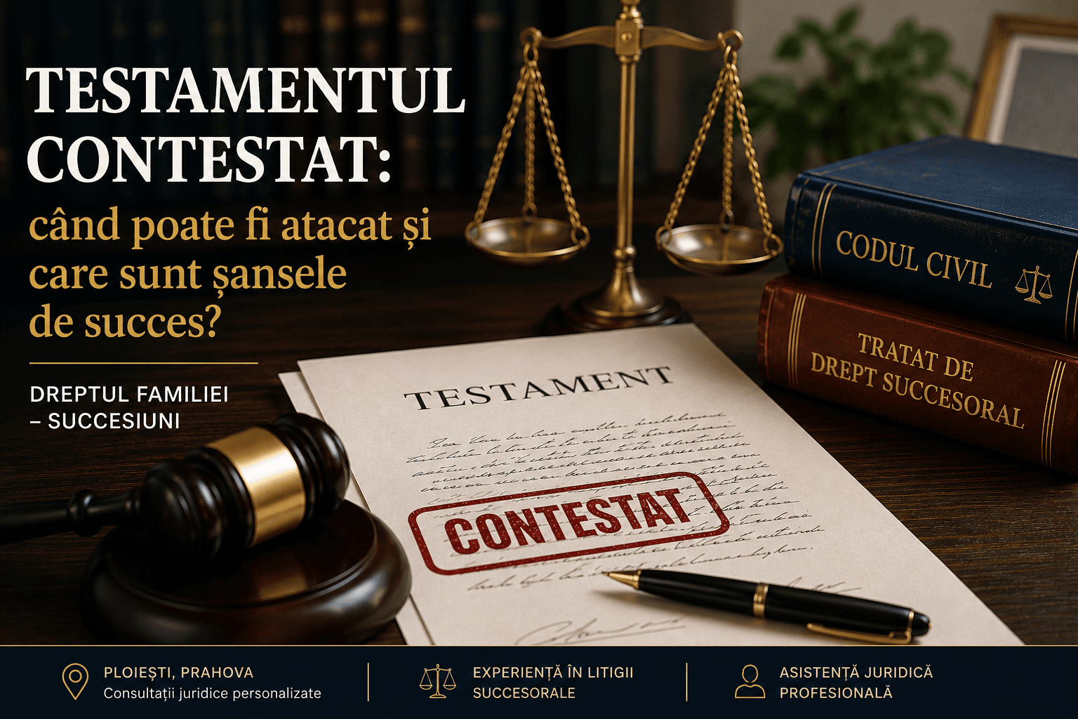 Testament contestat – litigii succesorale și drepturile moștenitorilor