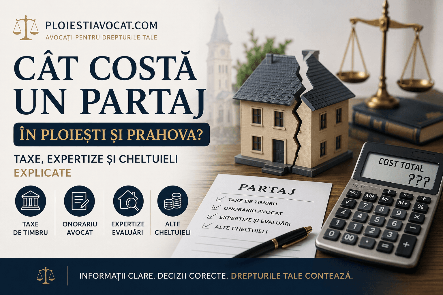 Costurile unui partaj în Ploiești și Prahova – taxe, expertize și cheltuieli