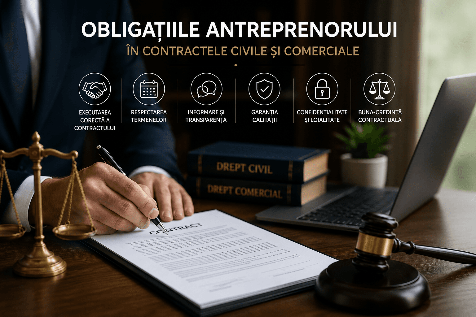 Obligațiile antreprenorului în contractele civile și comerciale