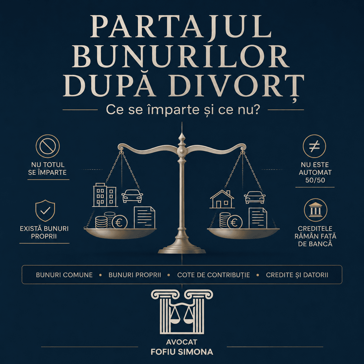 Separarea documentelor de proprietate la partajul bunurilor comune ale foștilor soți