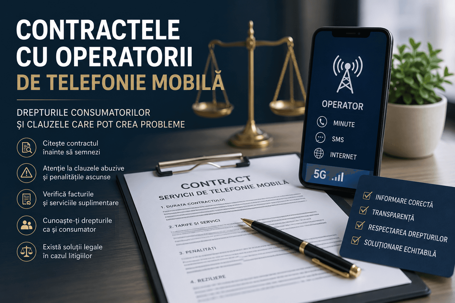 Contract de telefonie mobilă și drepturile consumatorului