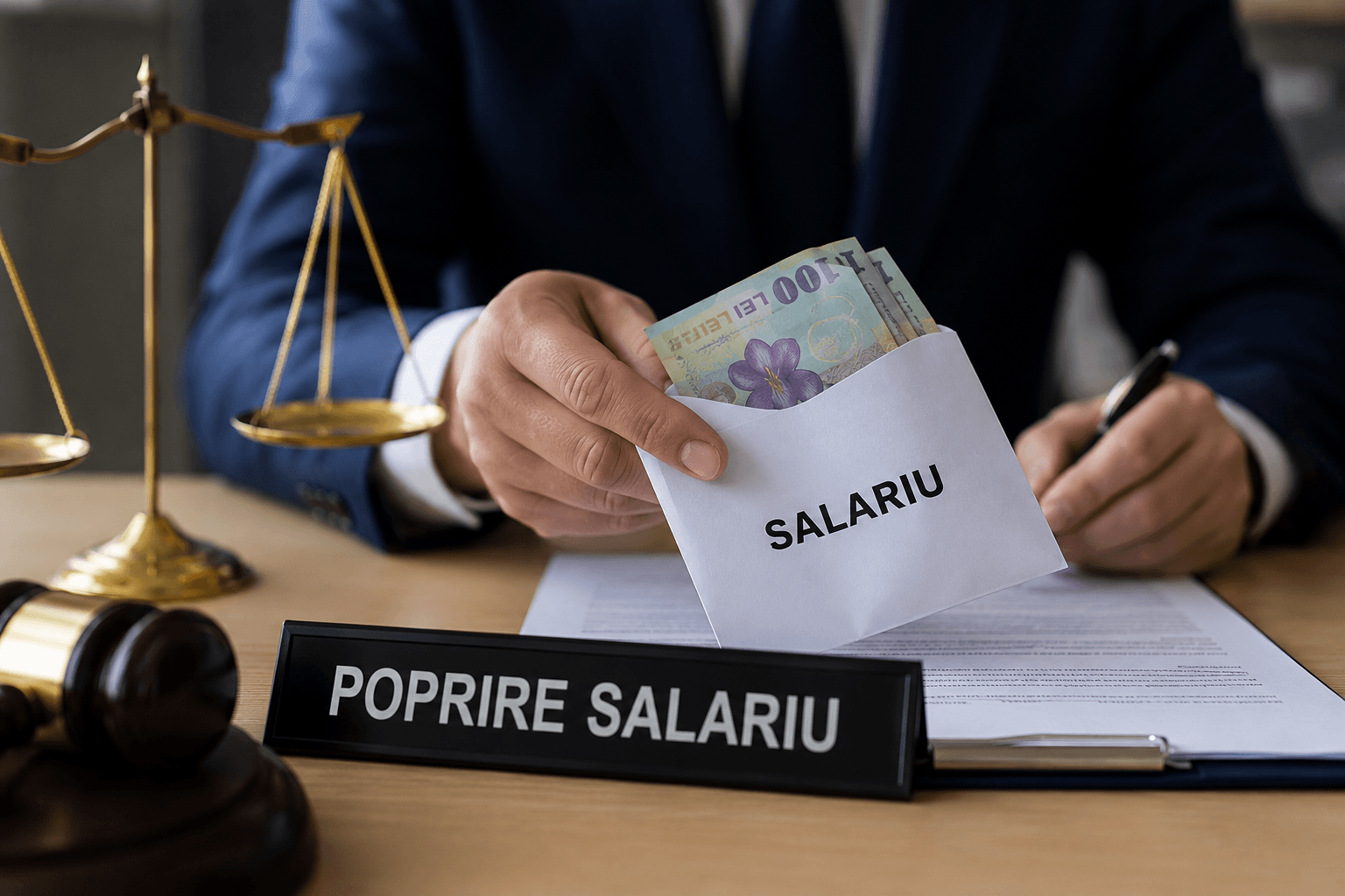 Poprirea salariului și limitele legale ale executării silite